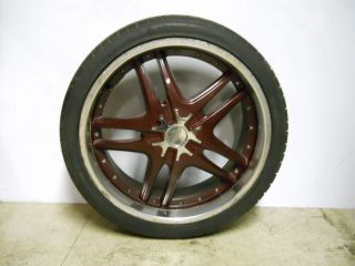 22 22 inch Rims Tires burgundy chrome 5 lug 265/35 r22 Custom Cheap