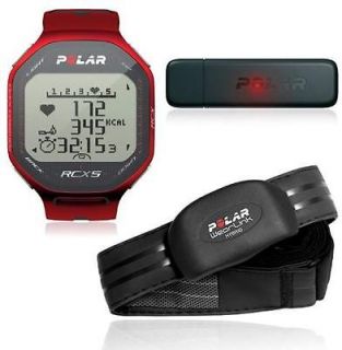 POLAR RCX5 Training Bicycle Computer Watch Red For GPS Android NEW