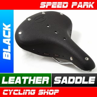 leather spring bicycle seat