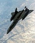SR 71A in Flight over Southern Sierra Nevada Mountains 8X12 PHOTOGRAPH