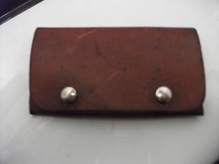 vintage george lawrence co.leather bullet wallet cartridge holder 25 A