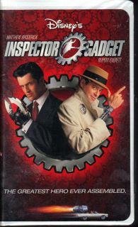 Walt Disney Inspector Gadget (VHS, 1999, Clam Shell Case)