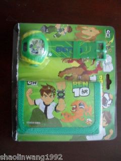 Projection Watch 2 in 1 Gift Set Watch and Wallet Ben 10 S#10034