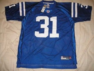 Indianapolis Colts #31 DONALD BROWN NFL Replica Home Jersey Mens XL