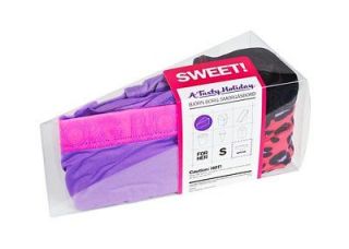 Womens Bjorn Borg SWEET 2 Pack Purple & Animal Underwear SALE SALE