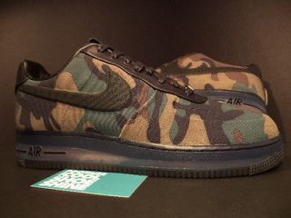 2012 Nike Air Force 1 Low MAX VT QS OLIVE GREEN BLACK BROWN CAMOUFLAGE