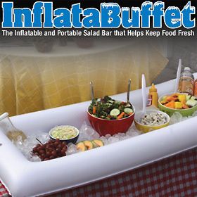 Big Mouth Toys Inflatabuffet Portable/Infla table Buffet and Salad Bar