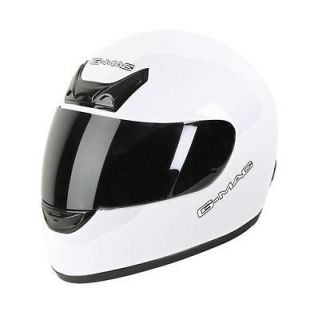 Maxx Motorcycle Helmet Small White Bike Crash Lid‏ Scooter ACU Gold