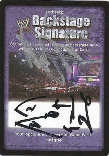 WWE RAW Deal Backstage Signature Auto Card KENZIE SUZUKI Ultimo Dragon