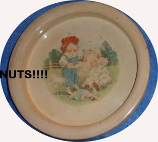 Vintage Campbells Soup Kids BUFFALO POTTERY Childrens bowl/plate