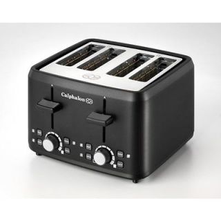 Calphalon Kitchen Electrics 4 Slot Toaster Black 1832634