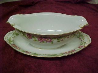 Karen Gravy Boat With Tray Berkshire Viceroy China