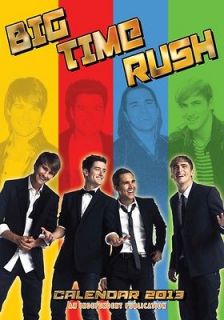 BIG TIME RUSH 2013 UK WALL CALENDAR BRAND NEW AND FACTORY SEALED