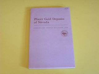 Placer Gold Deposits of Nevada Maureen Johnson Geological Survery