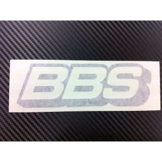 BBS Rim Racing Decal Sticker (New) Black