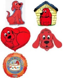 Clifford the Big Red Dog Birthday Balloons Party Supplies U Choose