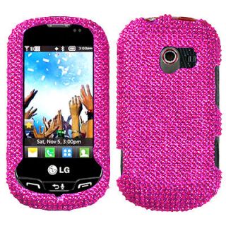 BLING Crystal Hard SnapOn Phone Protect Cover Case for LG EXTRAVERT