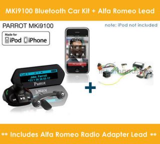 Parrot MKi9100 Bluetooth Car Kit For Alfa With BOSE