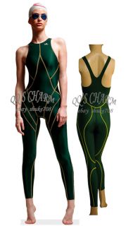 Yingfa Girl Lady Professional Sleek Lightning Full Body Swimsuit