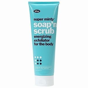 Bliss Super Minty Soapn Scrub Energising Exfoliating For The Body