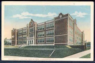 NY, Binghamton, New York, Central High School, Exterior View