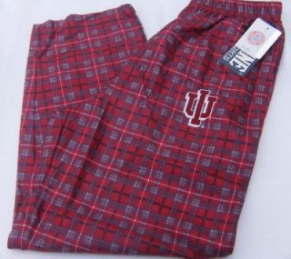 Indiana University Hoosiers Adult Mens Sleep Pajama Lounge Pants Large