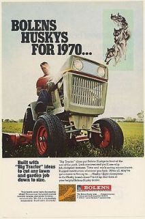 1970 Bolens Husky Lawn and Garden Tractor Built with Big Tractor Ideas