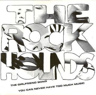THE ROCKHOUNDS indie power pop 45 The Girlfriend Song w/picture
