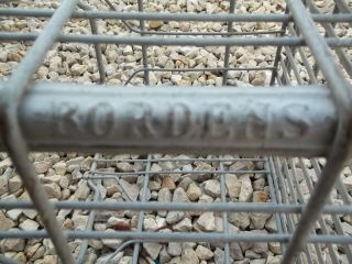1955 ??? Vintage Bordens 55 Dairy Milk Wire Crate good for decor