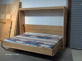 Murphy Panel Side Bed Queen Do It Yourself Kit Soft Close Gas