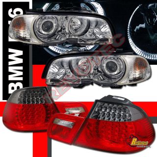 BMW E46 330ci 2DR COUPE HALO PROJECTOR HEADLIGHTS & CORNER & LED TAIL