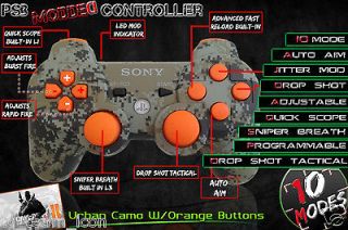 PLAYSTATION 3 PS3 MODDED ADJUSTABLE RAPID FIRE CONTROLLER 10 MODE