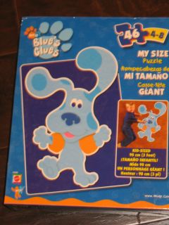 Brand NEW Blues Clues Room HUGE MY SIZE 3 feet 46 piece WOW Puzzle