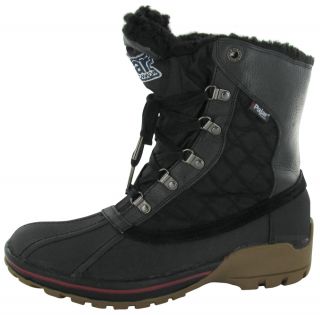 Pajar Peak Mens Winter Snow Boots Leather Waterproof Duck Shoes