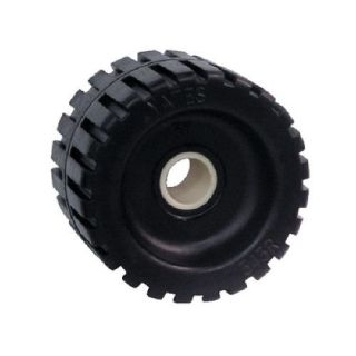 Wide x 4 3/8 Inch OD Boat Trailer Black Rubber Ribbed Wobble Roller