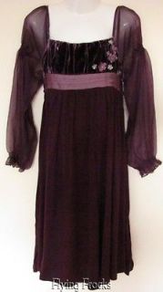 NEW* MONSOON Girls IRIS Purple Bridesmaid/Par ty Dress Various Sizes