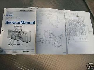 PHILIPS D 8643 BOOMBOX SERVICE MANUAL lot#217