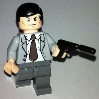 LEGO NEW  James Bond 007 custom fig original lego parts custom spy