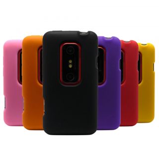 TEK Rubber Silicone Gel Soft Cover Case   Virgin Mobile HTC EVO V 4G