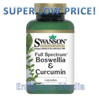 BOSWELLIA & CURCUMIN 300 MG 60 CAPS FOR JOINT SUPPORT & FREE RADICAL
