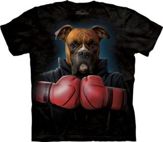 BOXER DOG GLOVES Full Face Print T Shirt New Dogs Animals Pets Toy