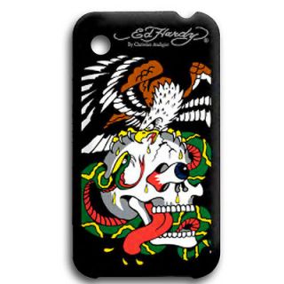 Ed Hardy Black iPhone 3G & 3GS Eagle Gel Mold Case