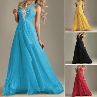 Bridesmaid Chiffon Wedding Gown Prom Party Formal Evening Long Dress
