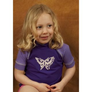 Toddler Girls Swim Shirt UV Sun Protection Rash Guard Size 2T, 3T, 4T