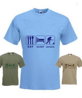 Bowls Eat Sleep Lawn Bowling Funny T shirt
