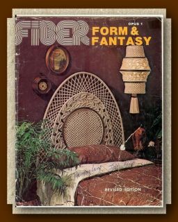 FORM & FANTASY ~Book 1~Vintage 1977 Macrame Book ~BALI HEADBOARD LAMPS