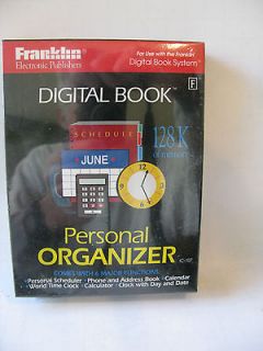 BRAND NEW. Franklin Electronic Digital Personal Organizer IC 107 CARD