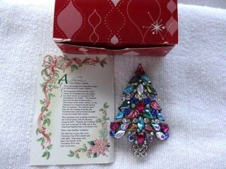 Avon 2006 Colorful Rhinestone Awesome Pin Brooch with Box signed