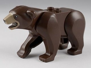 NEW Lego Dark Brown Bear FOREST Animal Minifig 4440 4438 City Police