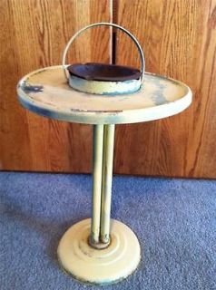 Vintage Standing Floor Ashtray   Old & Funky